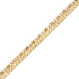 1/4" Kensington Cordedge Trim by Samuel & Sons in Cornsilk