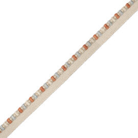 1/4" Kensington Cordedge Trim by Samuel & Sons in Sunset