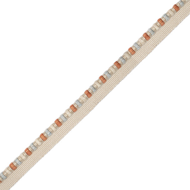 1/4" Kensington Cordedge Trim by Samuel & Sons in Sunset