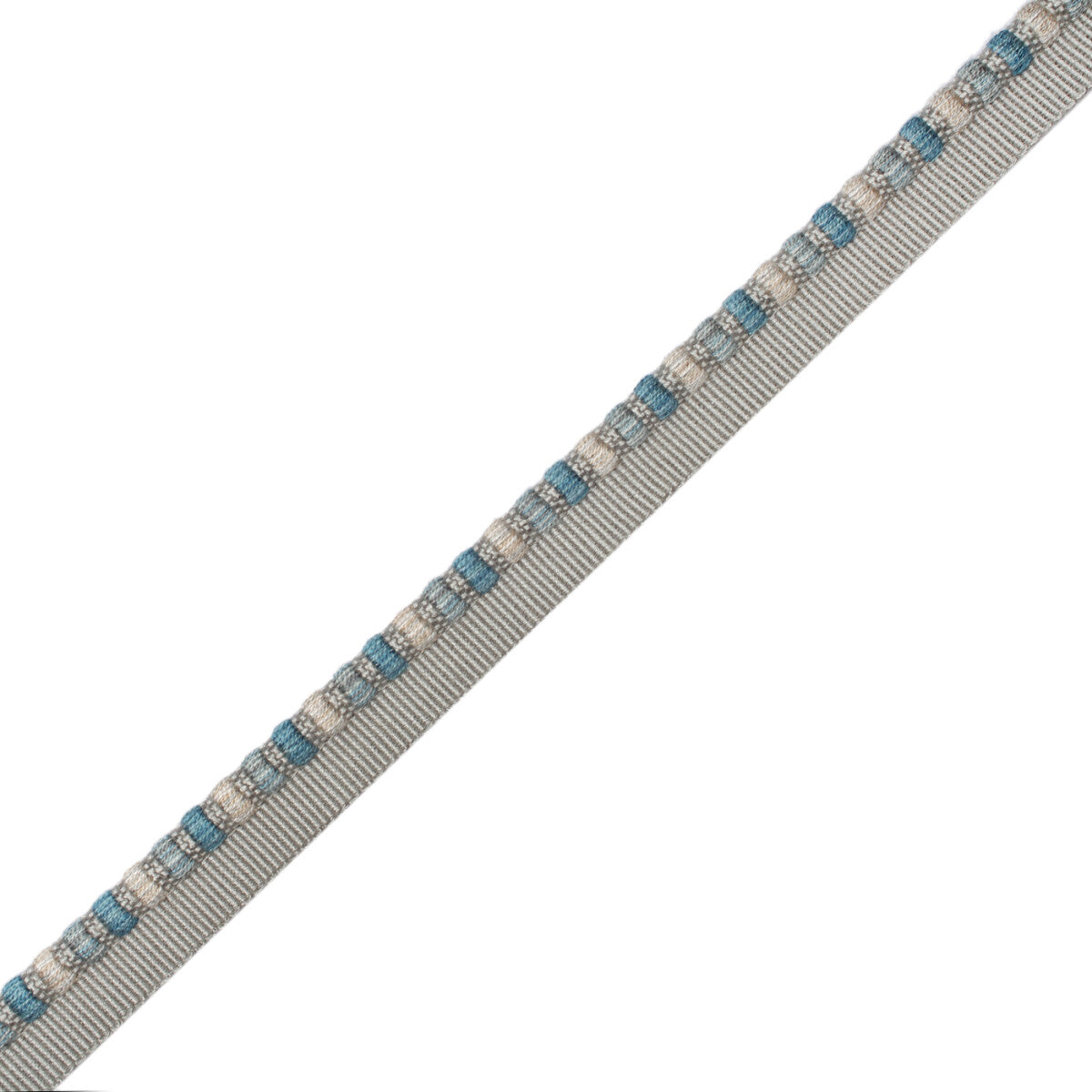 1/4" Kensington Cordedge Trim by Samuel & Sons in Aqua Gray