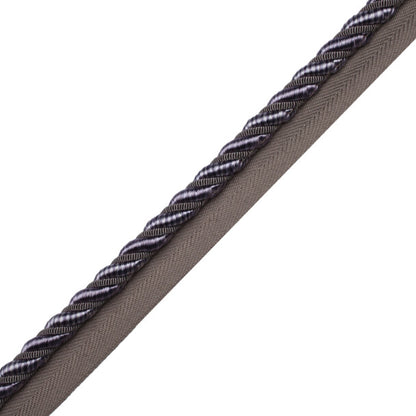 3/8" Aurelia Cord With Tape Trim by Samuel & Sons in Wisteria