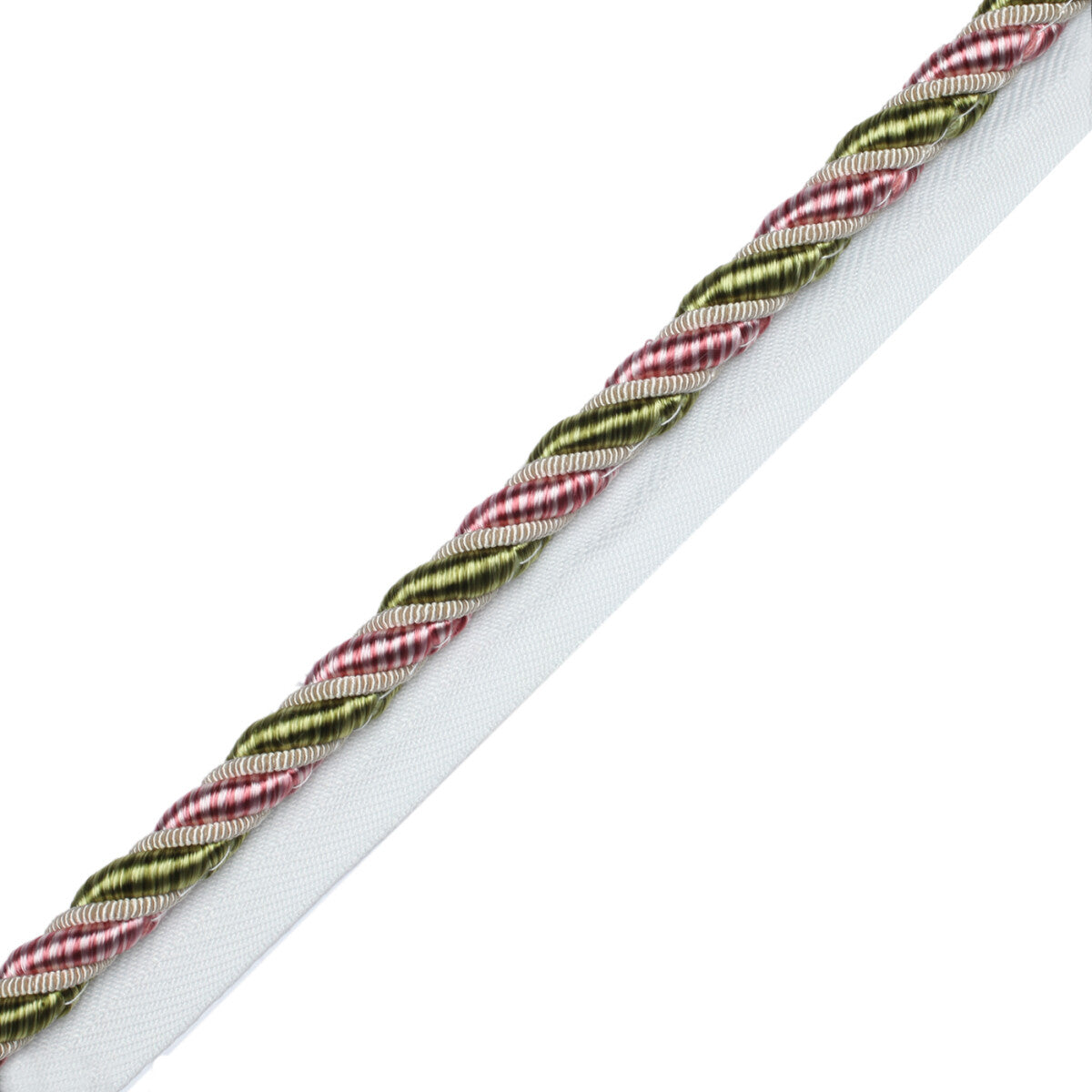 3/8" Aurelia Cord With Tape Trim by Samuel & Sons in Fleur