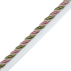 3/8" Aurelia Cord With Tape Trim by Samuel & Sons in Fleur