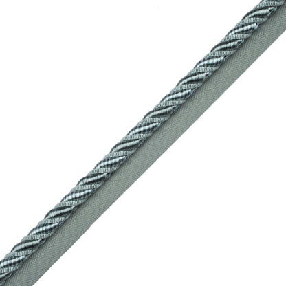3/8" Aurelia Cord With Tape Trim by Samuel & Sons in Surf