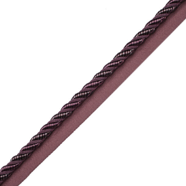 3/8" Aurelia Cord With Tape Trim by Samuel & Sons in Amethyst