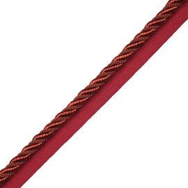3/8" Aurelia Cord With Tape Trim by Samuel & Sons in Sienna