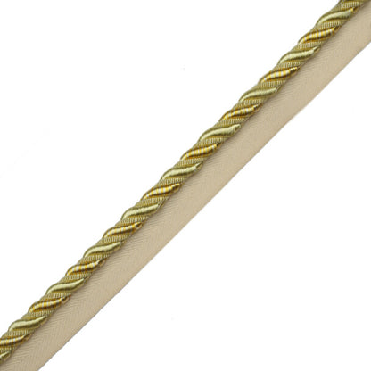 3/8" Aurelia Cord With Tape Trim by Samuel & Sons in Lemon