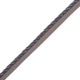 1/4" Aurelia Cord With Tape Trim by Samuel & Sons in Wisteria