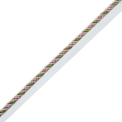 1/4" Aurelia Cord With Tape Trim by Samuel & Sons in Fleur