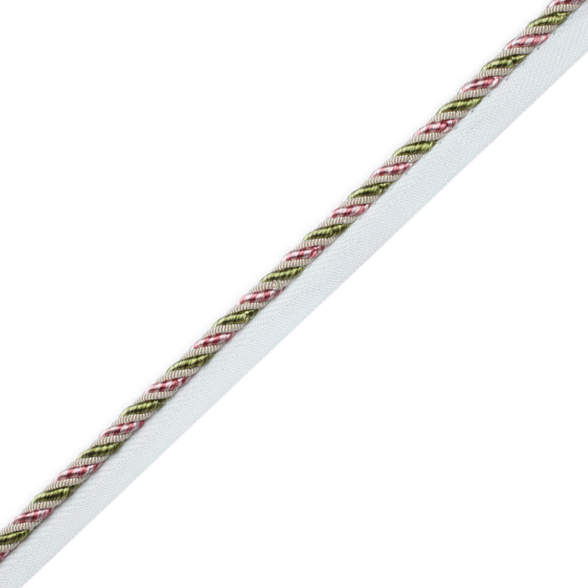 1/4" Aurelia Cord With Tape Trim by Samuel & Sons in Fleur