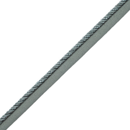 1/4" Aurelia Cord With Tape Trim by Samuel & Sons in Surf