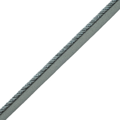 1/4" Aurelia Cord With Tape Trim by Samuel & Sons in Surf