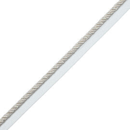 1/4" Aurelia Cord With Tape Trim by Samuel & Sons in Ivory