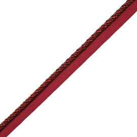 1/4" Aurelia Cord With Tape Trim by Samuel & Sons in Sienna