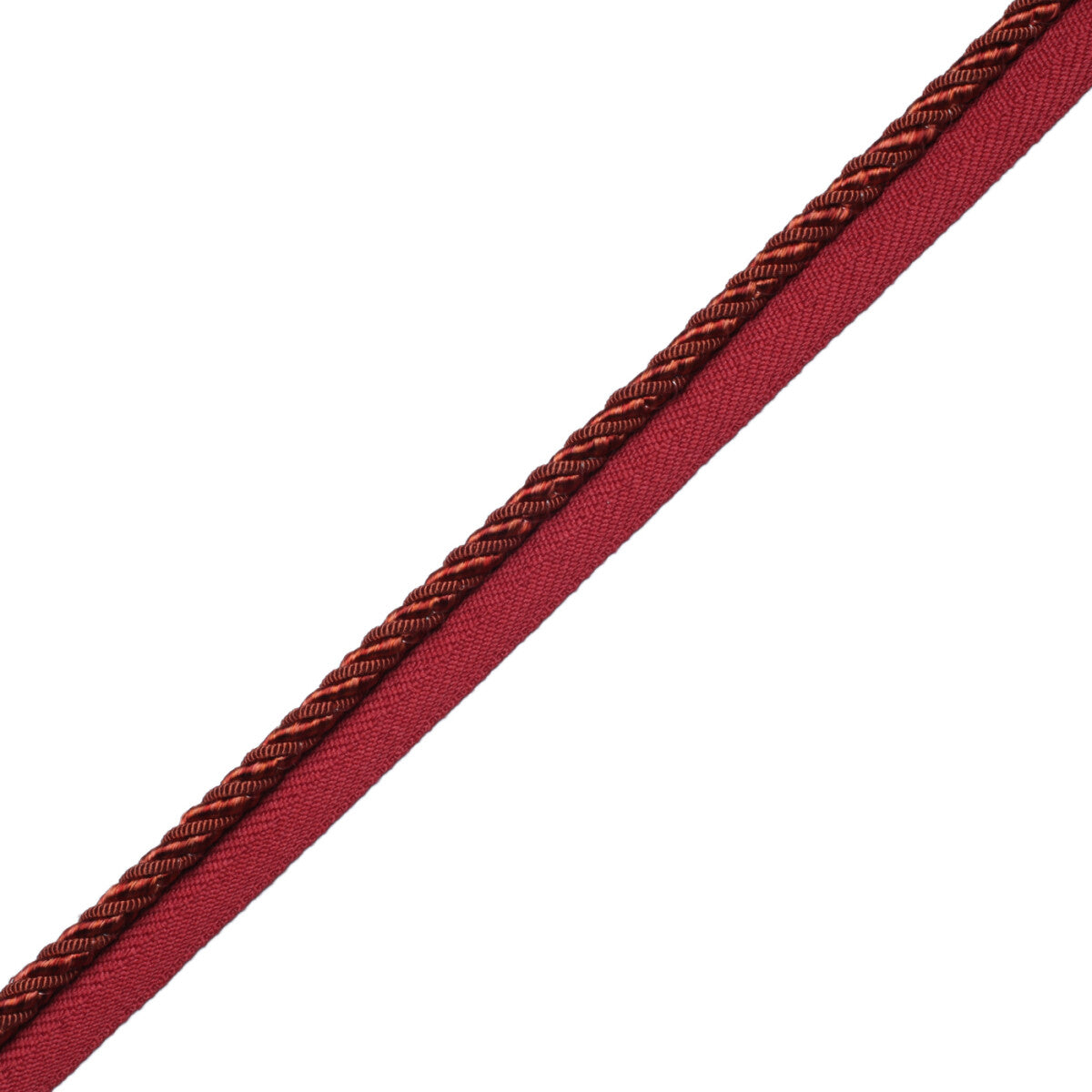 1/4" Aurelia Cord With Tape Trim by Samuel & Sons in Sienna