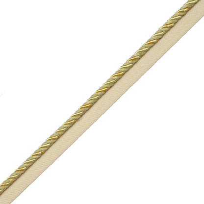 1/4" Aurelia Cord With Tape Trim by Samuel & Sons in Lemon