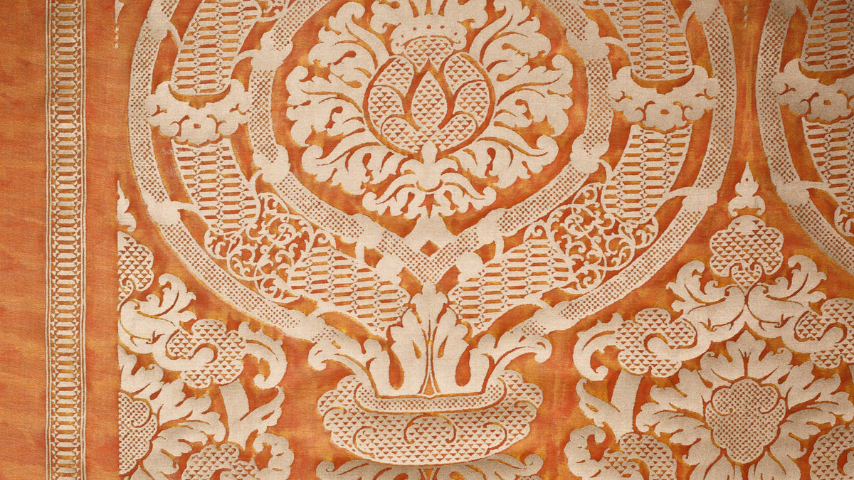 Fiaccola Burnt apricot & silvery gold