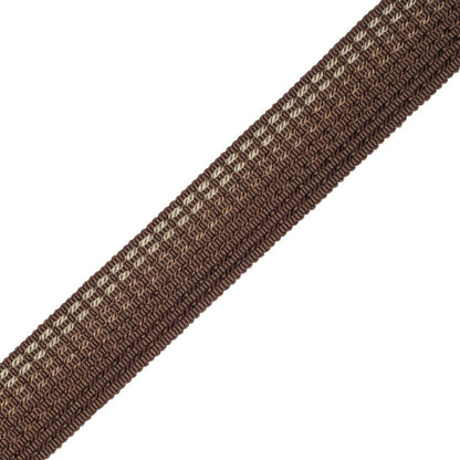 1.25" Aurelia Ombré Border Trim by Samuel & Sons in Chocolate