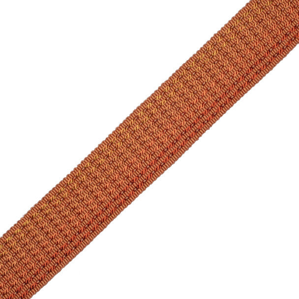1.25" Aurelia Ombré Border Trim by Samuel & Sons in Tangerine
