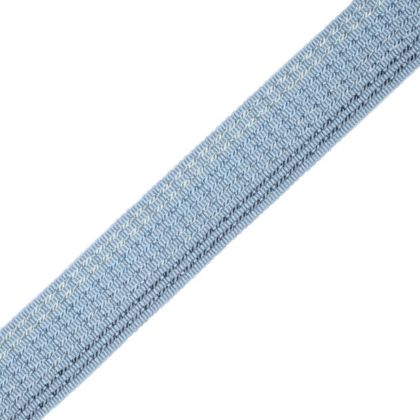 1.25" Aurelia Ombré Border Trim by Samuel & Sons in Wedgewood