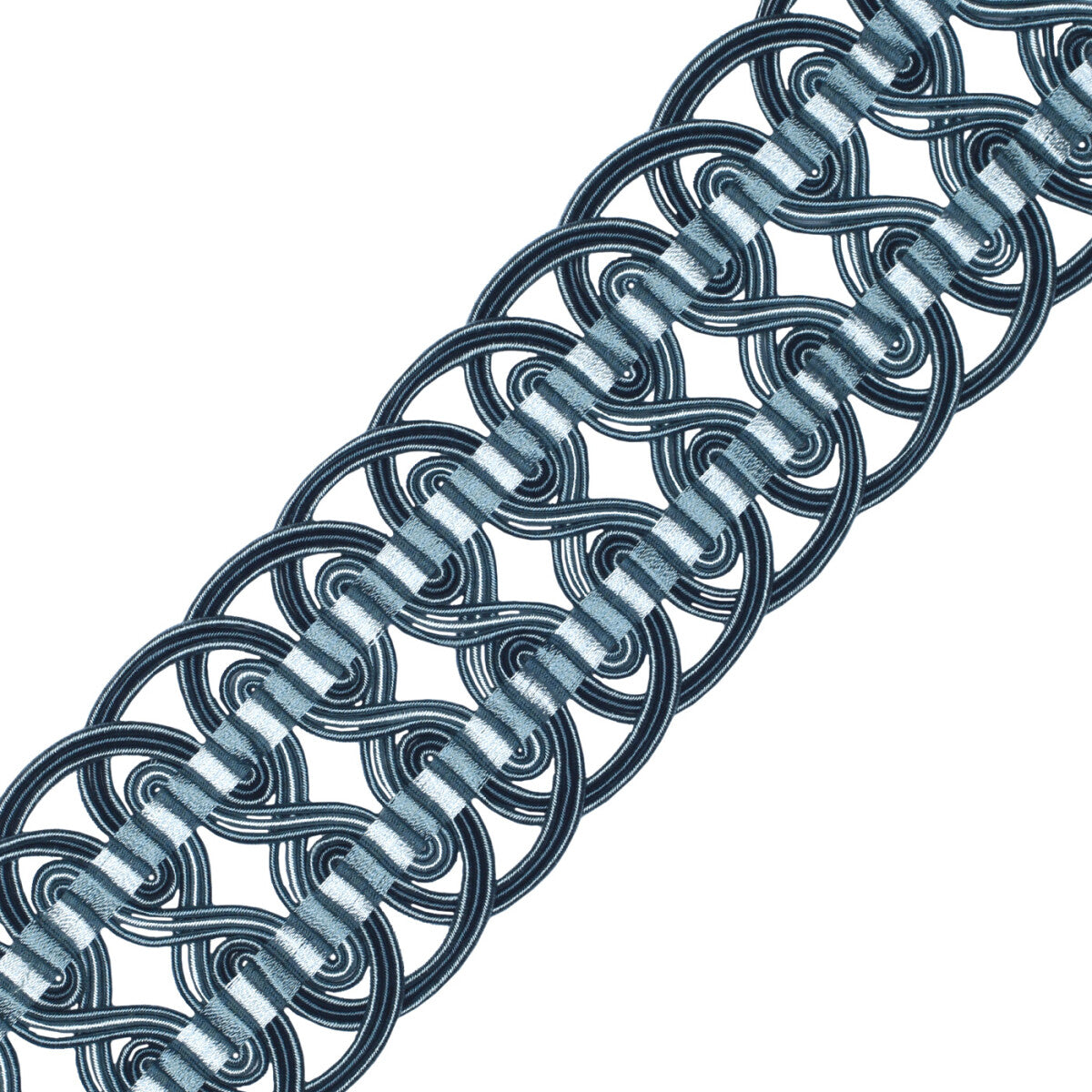 2.6" Aurelia Crete Trim by Samuel & Sons in Aquamarine