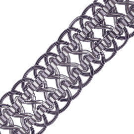 2.6" Aurelia Crete Trim by Samuel & Sons in Wisteria