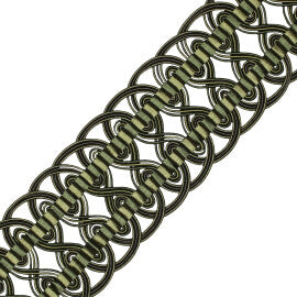 2.6" Aurelia Crete Trim by Samuel & Sons in Loden