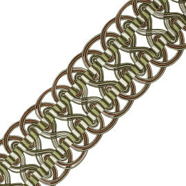 2.6" Aurelia Crete Trim by Samuel & Sons in Sage