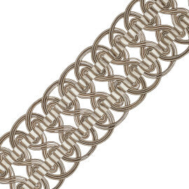 2.6" Aurelia Crete Trim by Samuel & Sons in Bisque