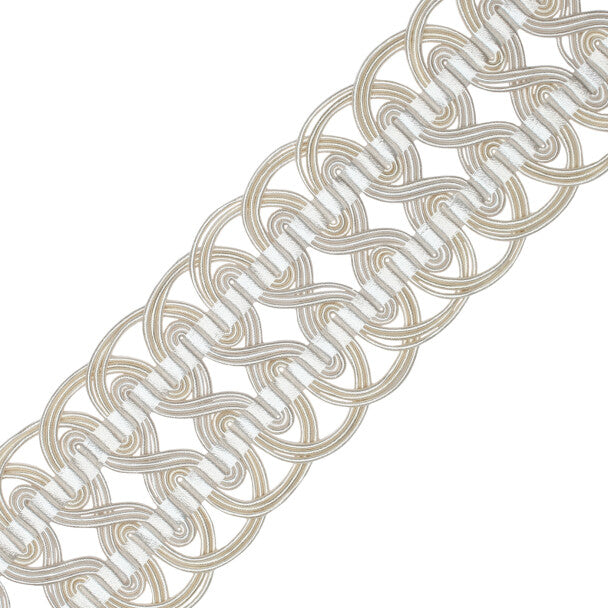 2.6" Aurelia Crete Trim by Samuel & Sons in Ivory
