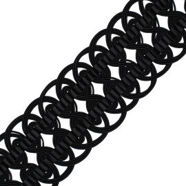 2.6" Aurelia Crete Trim by Samuel & Sons in Onyx
