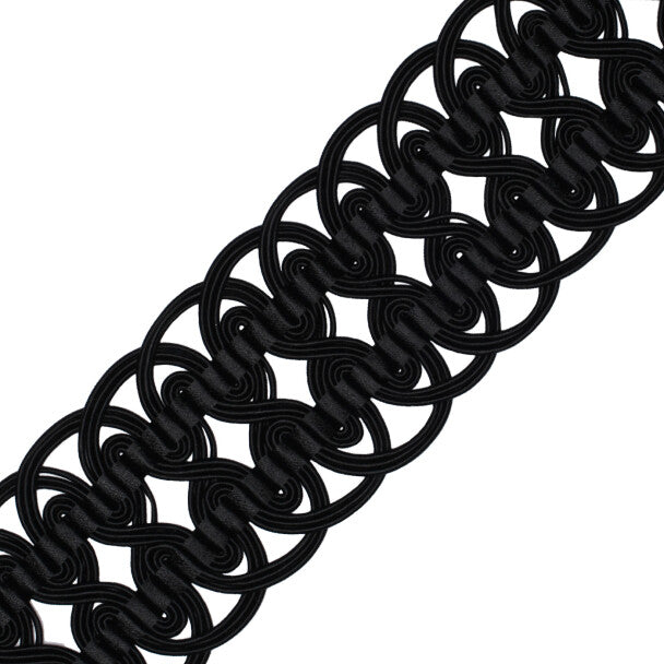 2.6" Aurelia Crete Trim by Samuel & Sons in Onyx
