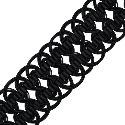 2.6" Aurelia Crete Trim by Samuel & Sons in Onyx