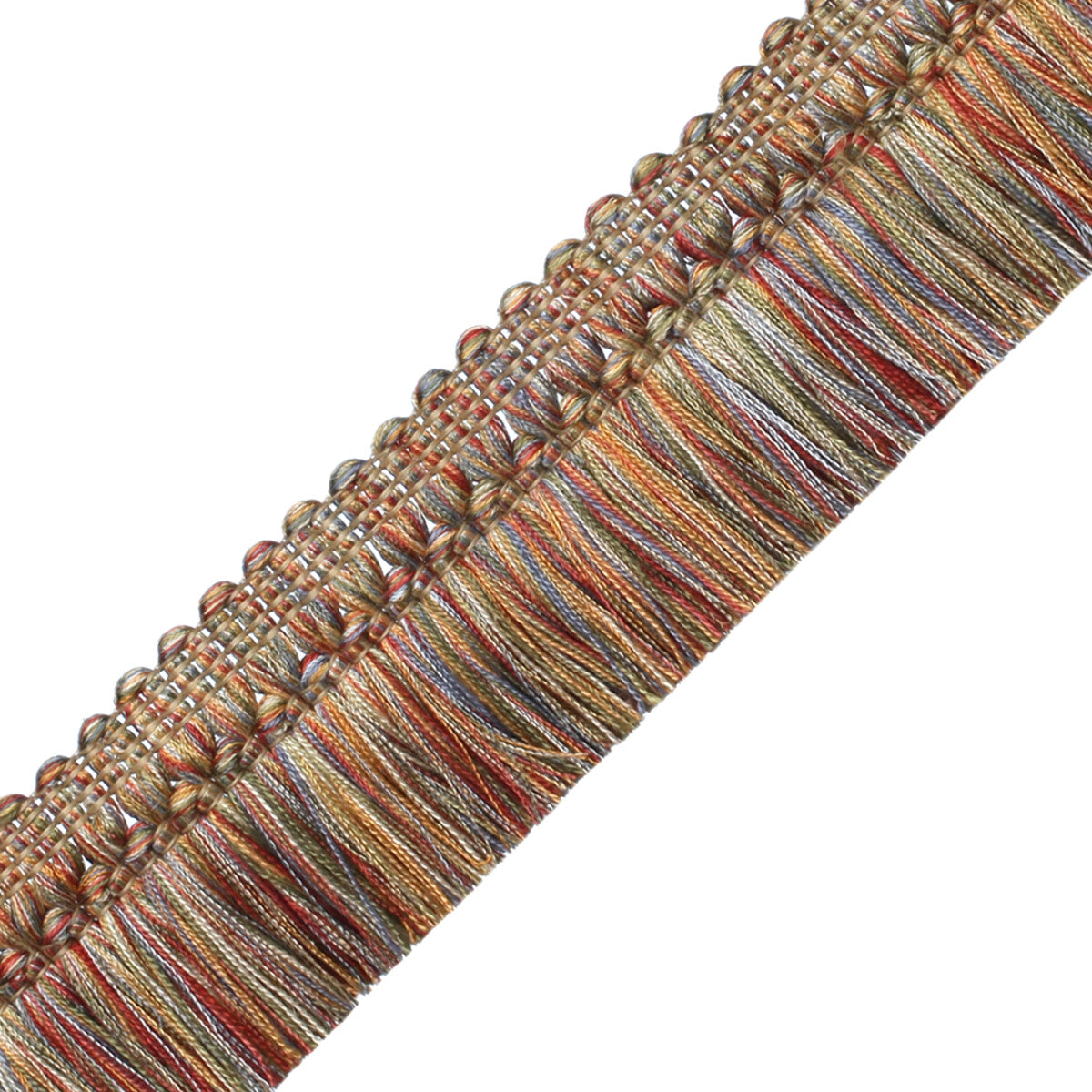Aurelia Brush Fringe Trim by Samuel & Sons in Jewel, BR-56131-05, swatch