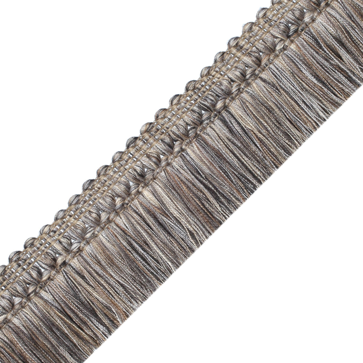 Aurelia Brush Fringe Trim by Samuel & Sons in Mica, BR-56131-08, swatch
