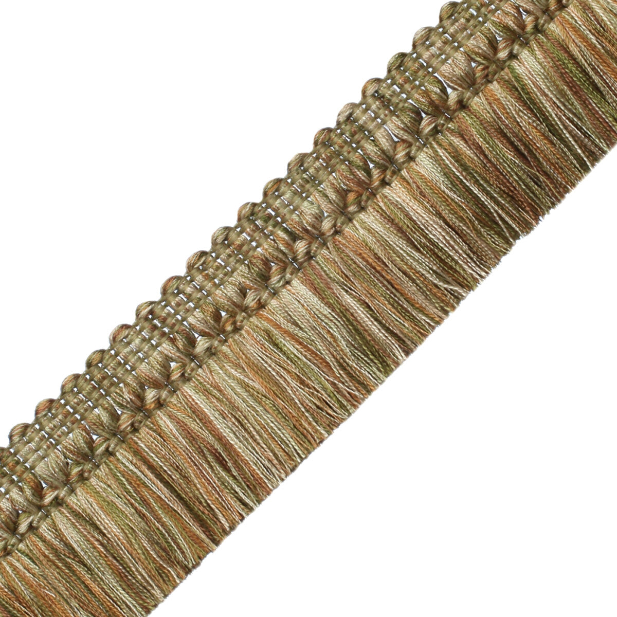 Aurelia Brush Fringe Trim by Samuel & Sons in Sage, BR-56131-17, swatch