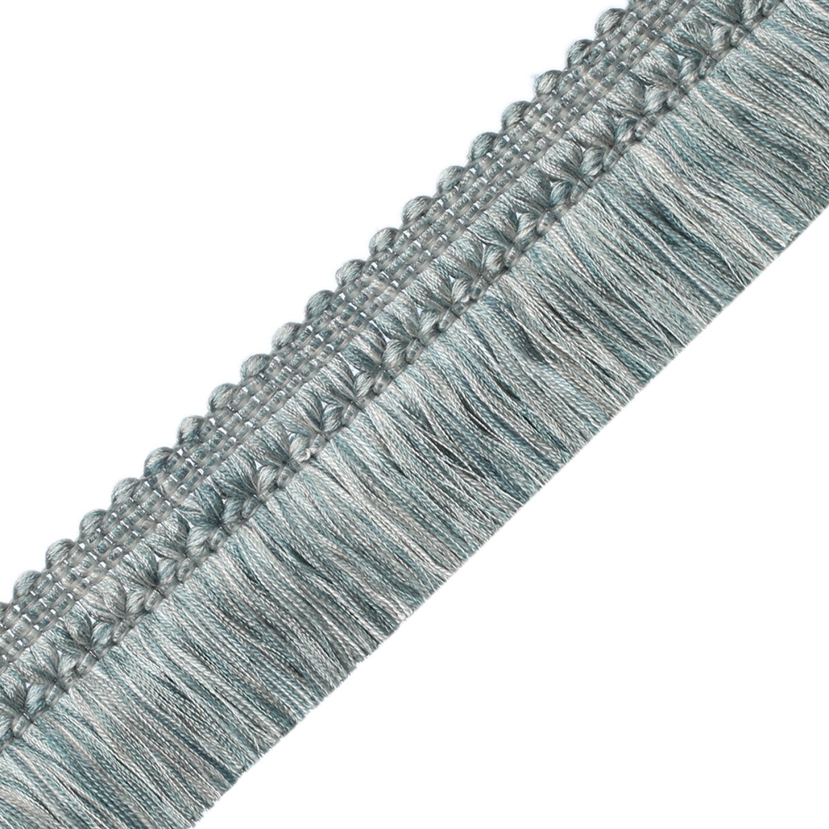 Aurelia Brush Fringe Trim by Samuel & Sons in Surf, BR-56131-18, swatch