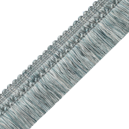 Aurelia Brush Fringe Trim by Samuel & Sons in Surf, BR-56131-18, swatch