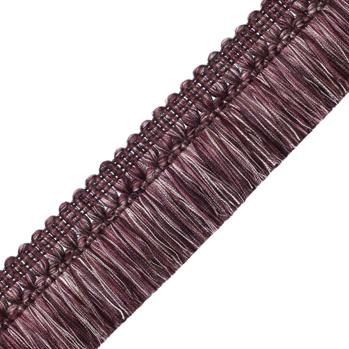 Aurelia Brush Fringe Trim by Samuel & Sons in Amethyst, BR-56131-20, swatch