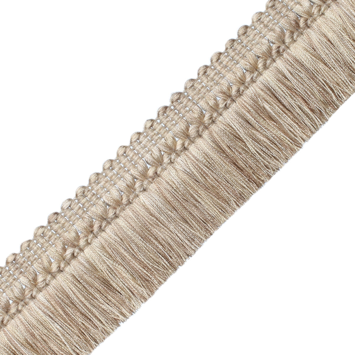 Aurelia Brush Fringe Trim by Samuel & Sons in Bisque, BR-56131-23, swatch