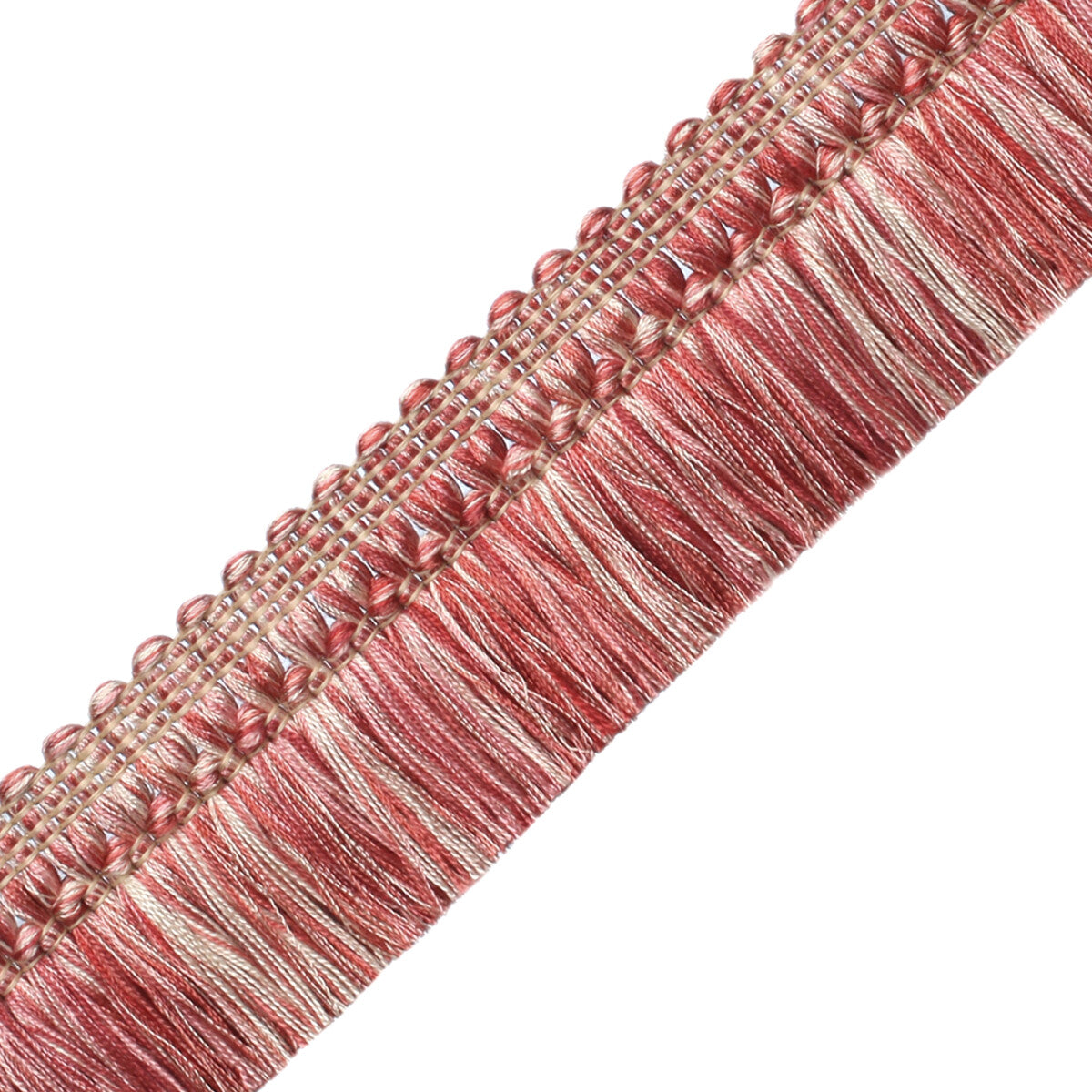 Aurelia Brush Fringe Trim by Samuel & Sons in Shell, BR-56131-24, swatch