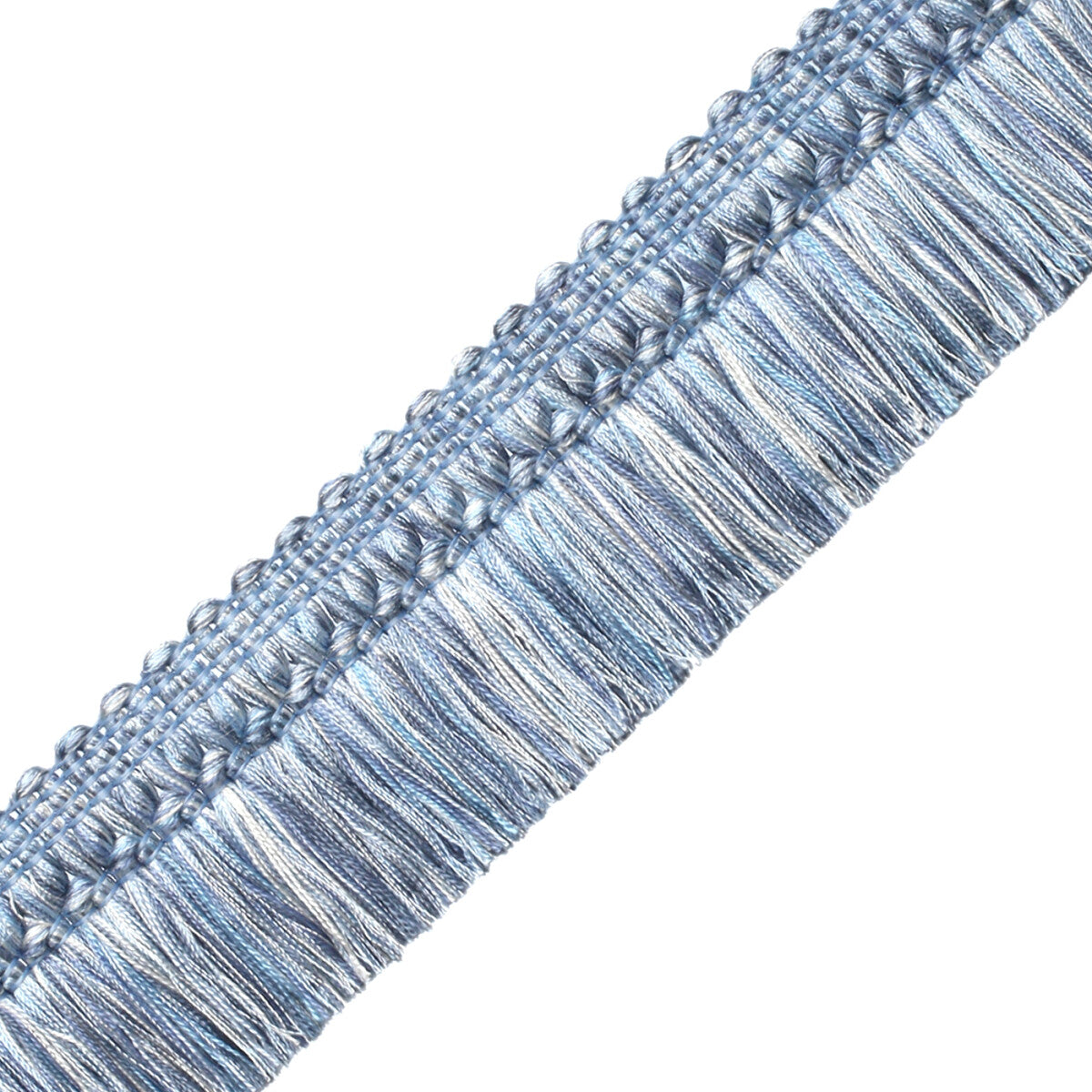 Aurelia Brush Fringe Trim by Samuel & Sons in Wedgewood, BR-56131-25, swatch