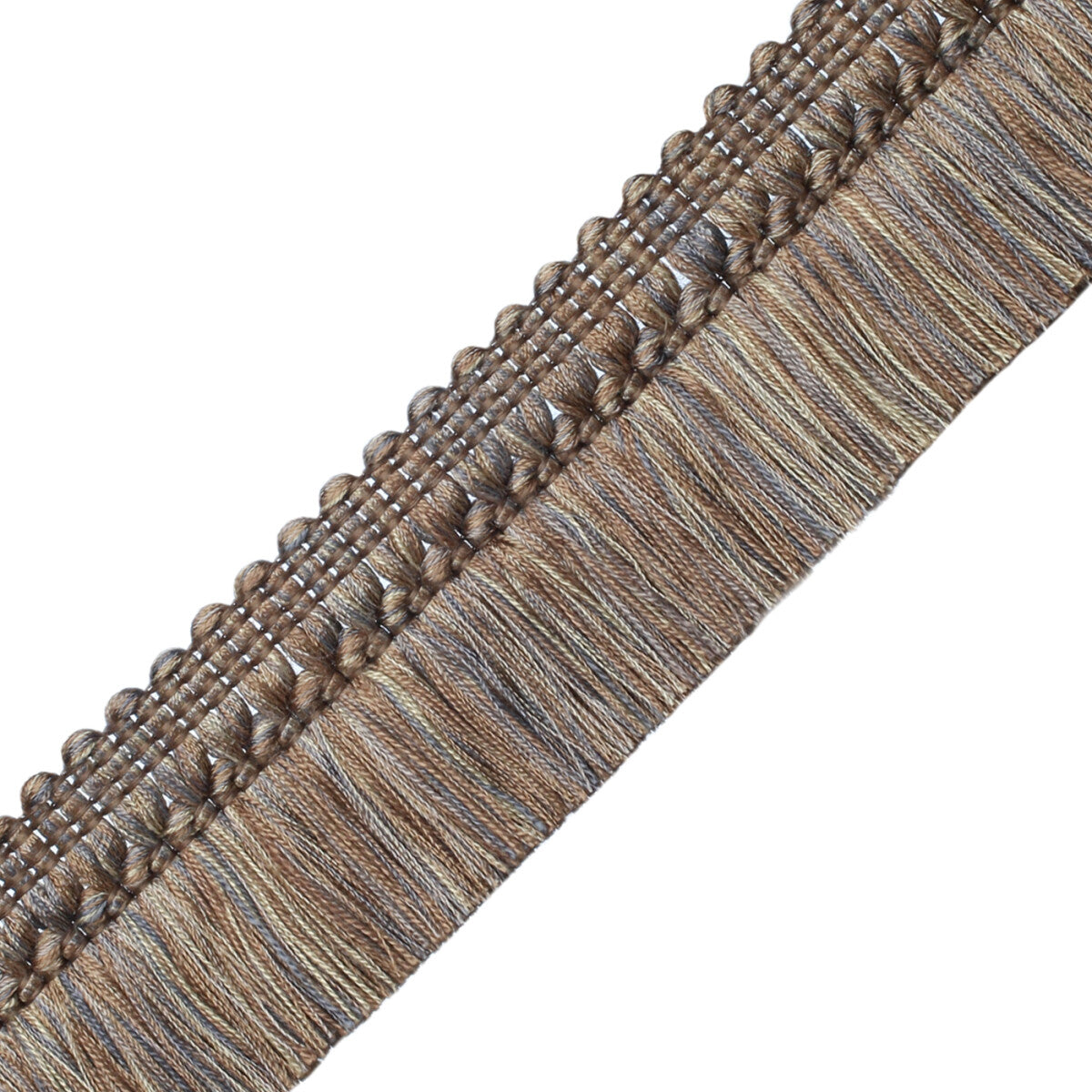 Aurelia Brush Fringe Trim by Samuel & Sons in Gris, BR-56131-27, swatch