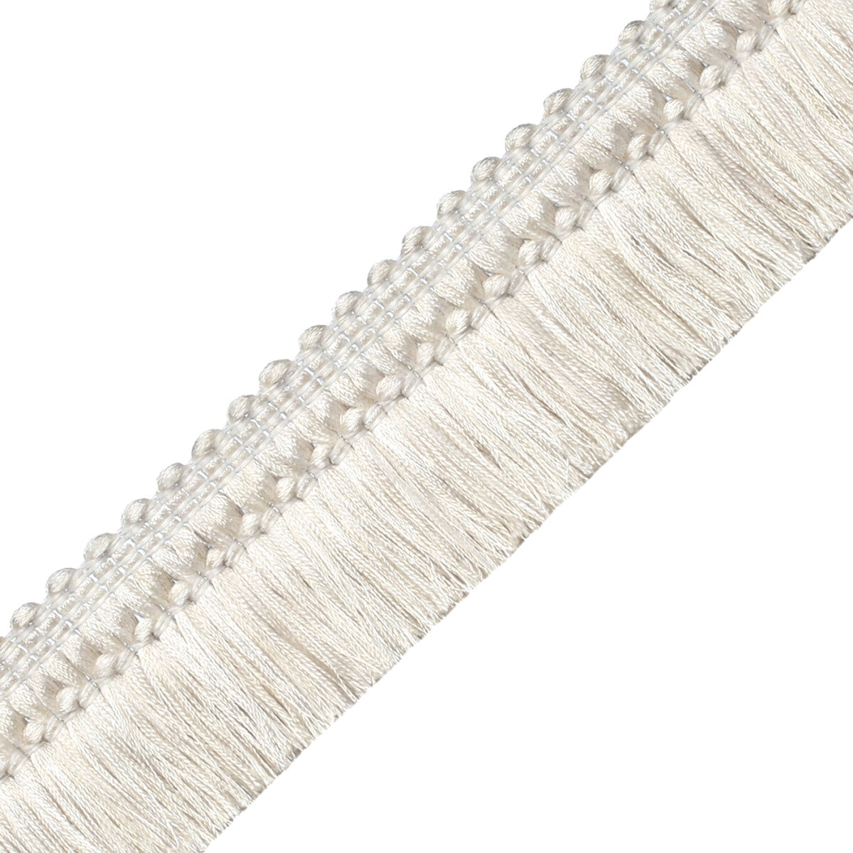 Aurelia Brush Fringe Trim by Samuel & Sons in Ivory, BR-56131-29, swatch