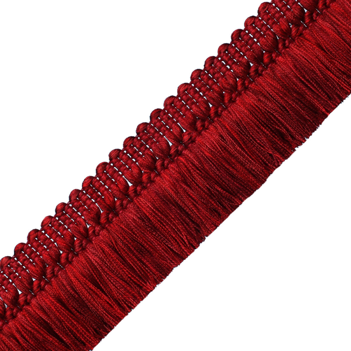Aurelia Brush Fringe Trim by Samuel & Sons in Beaujolais, BR-56131-35, swatch