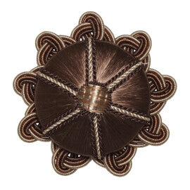 Aurelia Rosette by Samuel & Sons in Chocolate