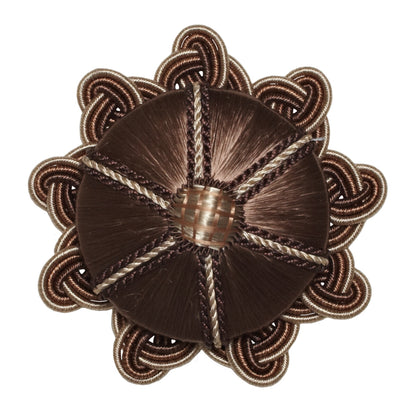 Aurelia Rosette by Samuel & Sons in Chocolate
