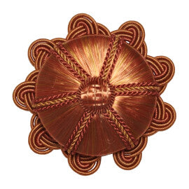 Aurelia Rosette by Samuel & Sons in Tangerine