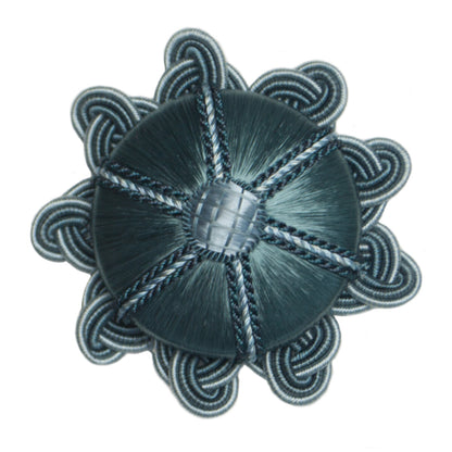 Aurelia Rosette by Samuel & Sons in Aquamarine