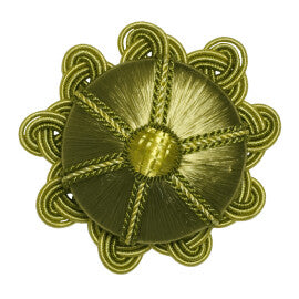 Aurelia Rosette by Samuel & Sons in Apple Green
